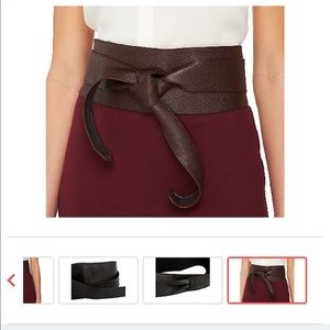 Gili leather obi belt